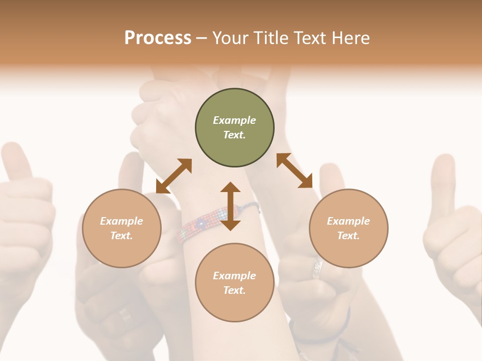 Girls Sign Joy PowerPoint Template