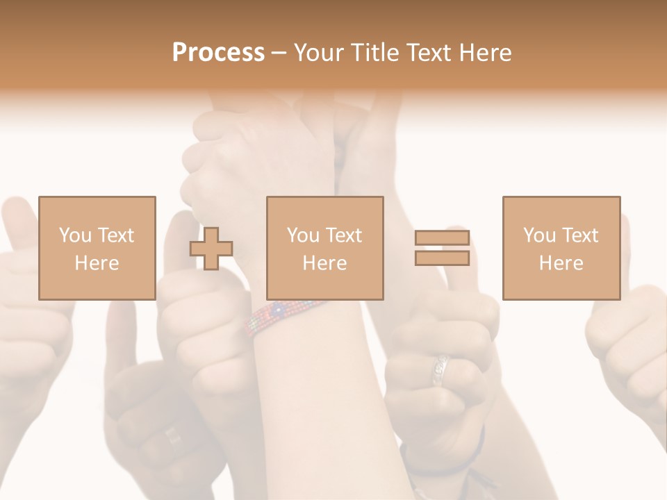 Girls Sign Joy PowerPoint Template