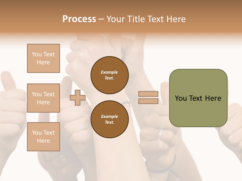 Girls Sign Joy PowerPoint Template