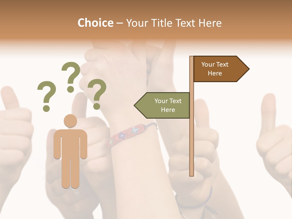 Girls Sign Joy PowerPoint Template