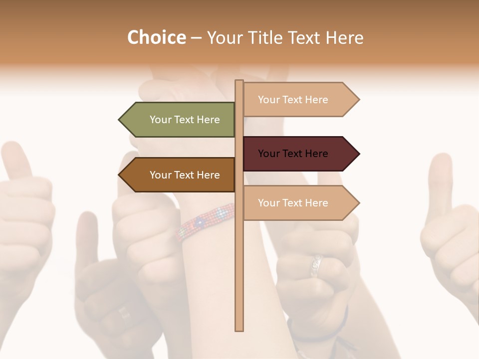 Girls Sign Joy PowerPoint Template