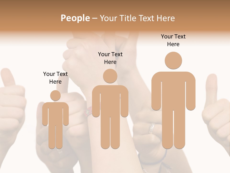 Girls Sign Joy PowerPoint Template