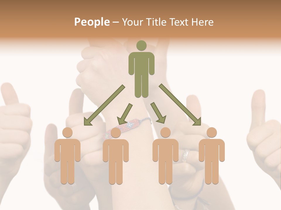 Girls Sign Joy PowerPoint Template