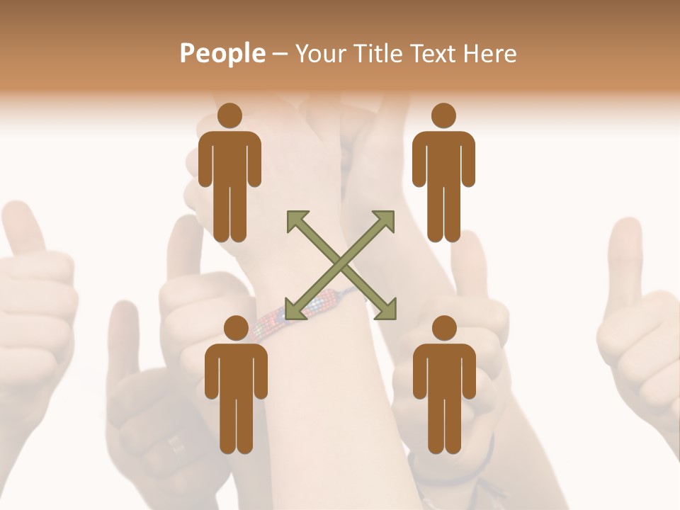 Girls Sign Joy PowerPoint Template