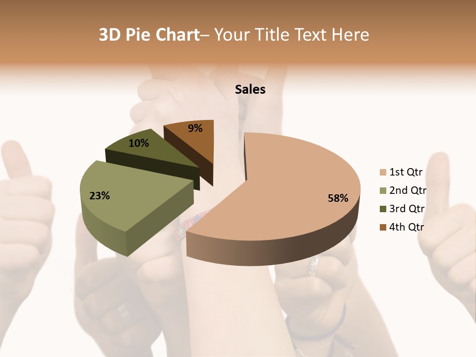 Girls Sign Joy PowerPoint Template