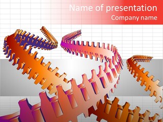 Fibre Wires Mechanical PowerPoint Template