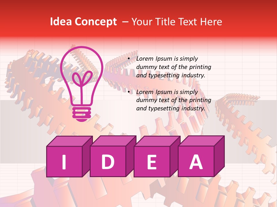 Fibre Wires Mechanical PowerPoint Template