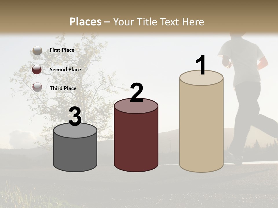 Weight Healthy Monochrome PowerPoint Template