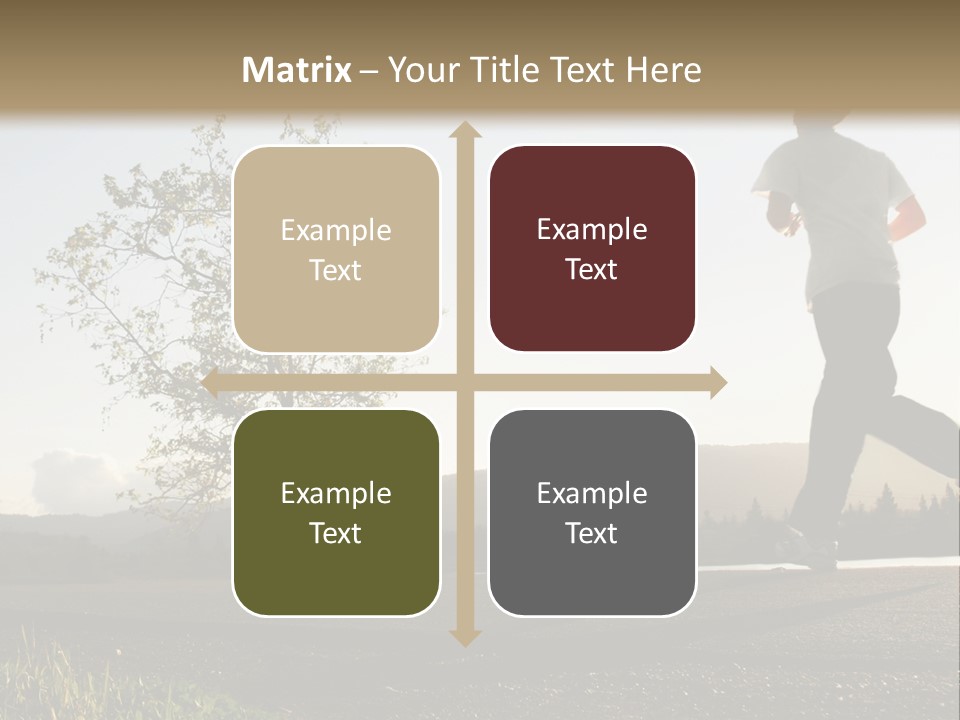 Weight Healthy Monochrome PowerPoint Template