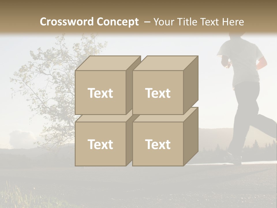 Weight Healthy Monochrome PowerPoint Template