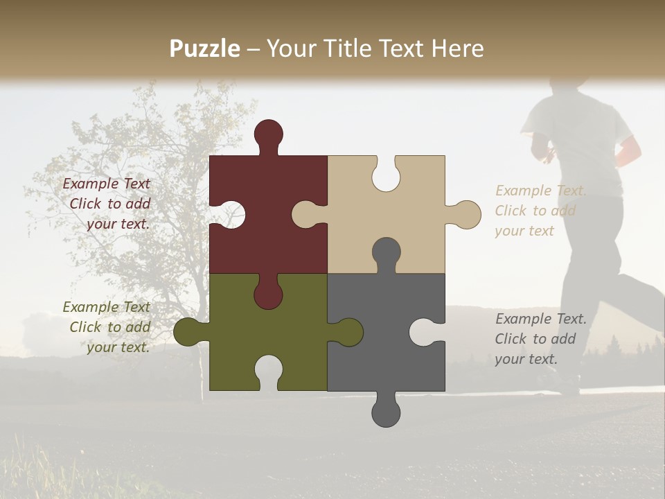 Weight Healthy Monochrome PowerPoint Template