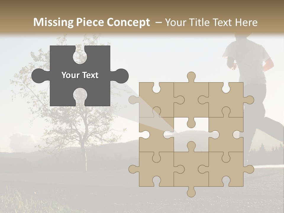 Weight Healthy Monochrome PowerPoint Template