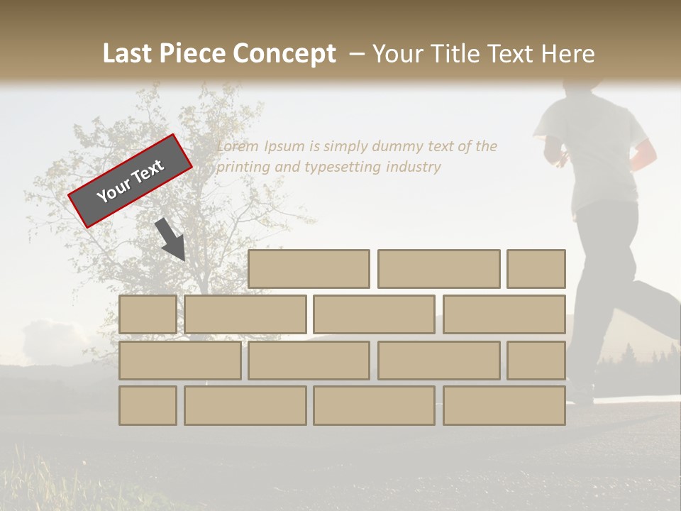 Weight Healthy Monochrome PowerPoint Template