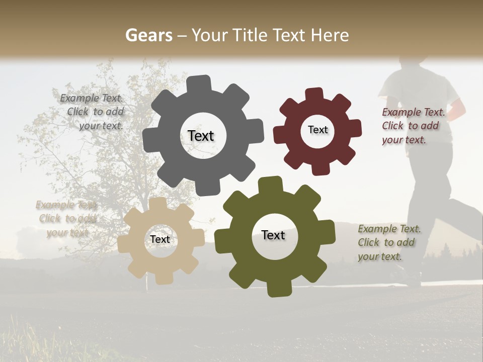 Weight Healthy Monochrome PowerPoint Template