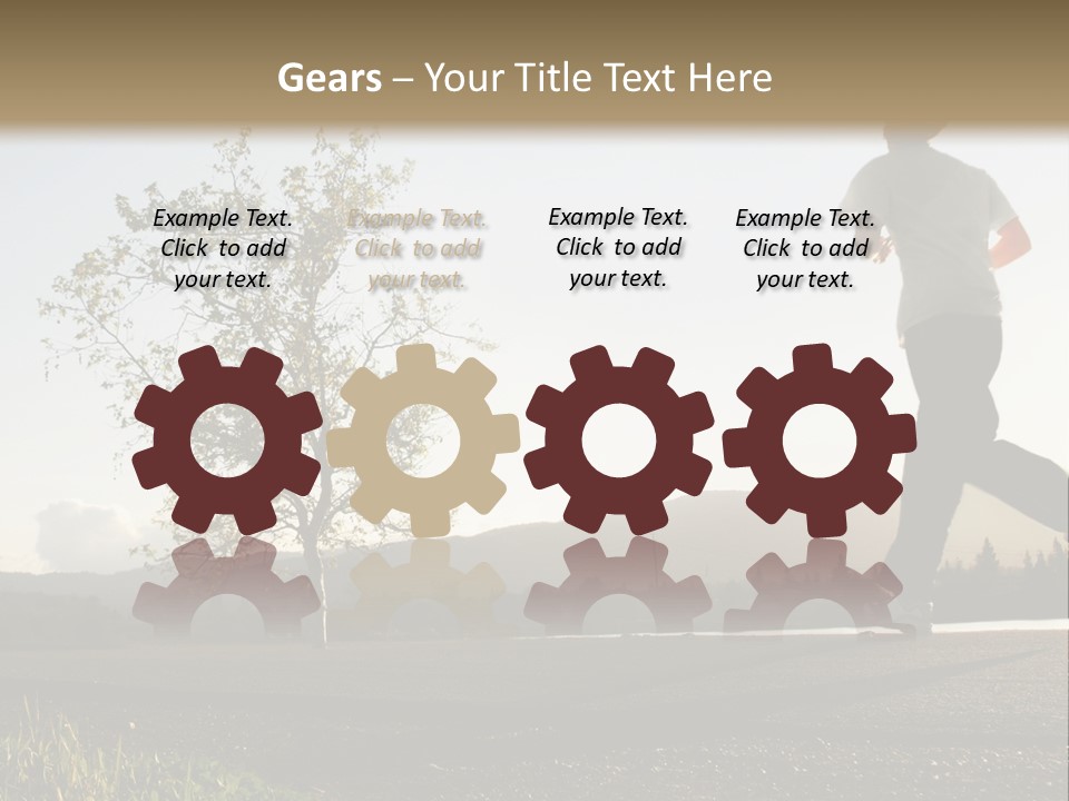 Weight Healthy Monochrome PowerPoint Template