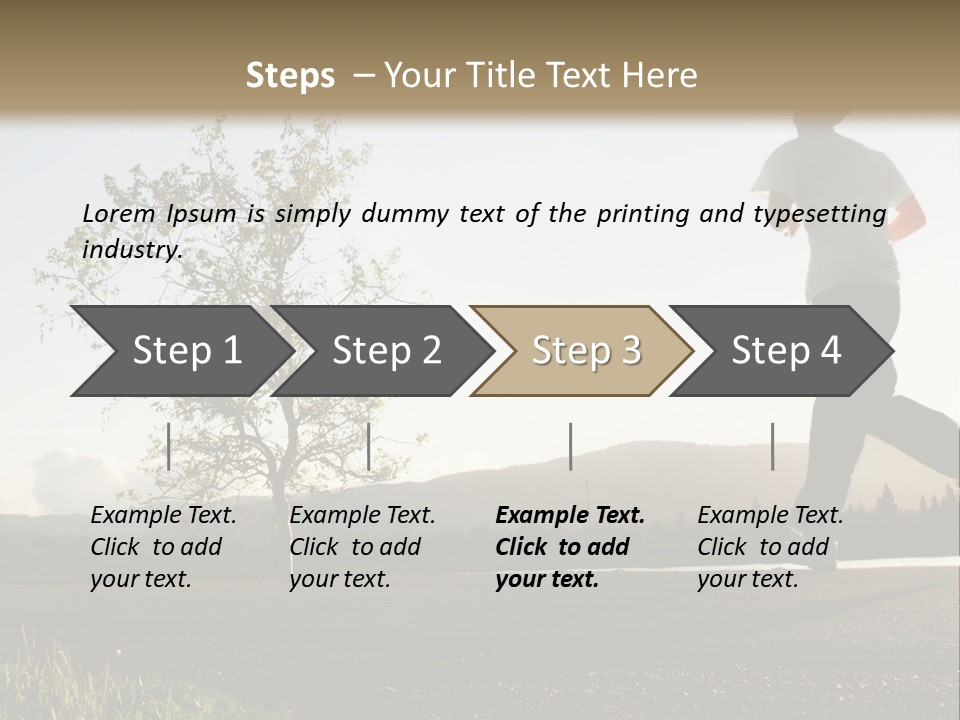 Weight Healthy Monochrome PowerPoint Template