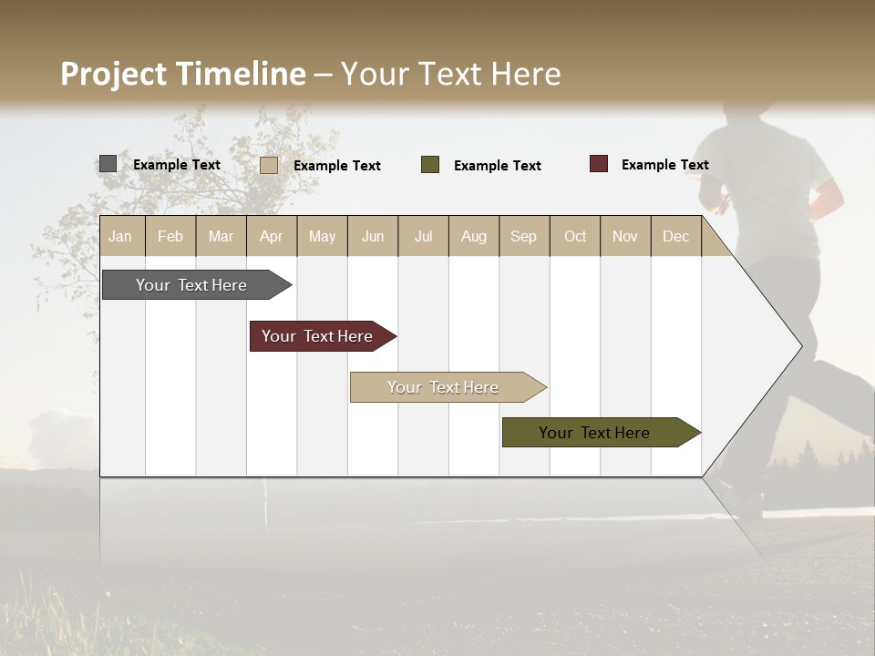Weight Healthy Monochrome PowerPoint Template