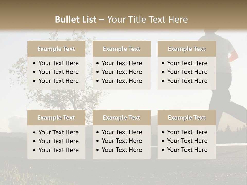 Weight Healthy Monochrome PowerPoint Template