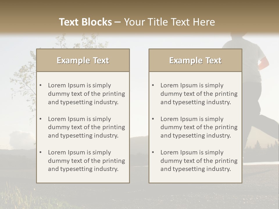 Weight Healthy Monochrome PowerPoint Template