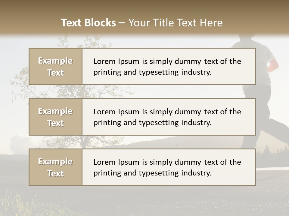 Weight Healthy Monochrome PowerPoint Template