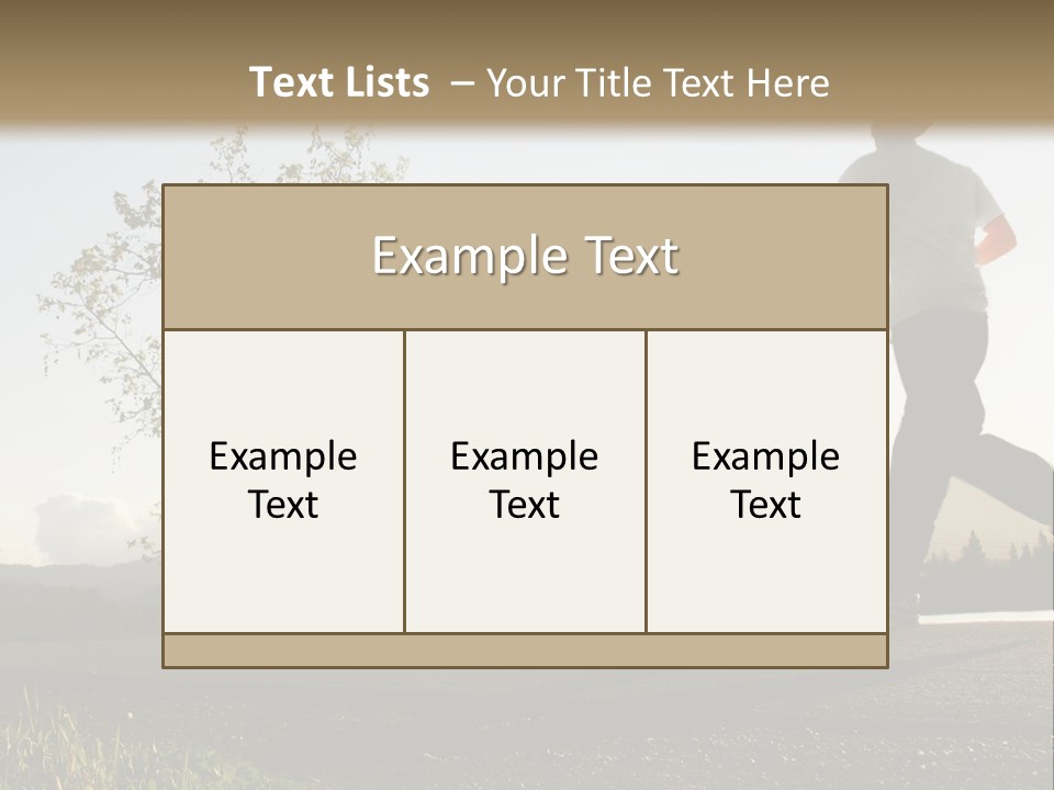 Weight Healthy Monochrome PowerPoint Template