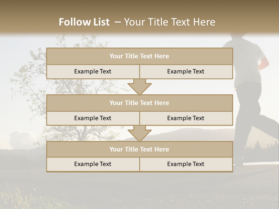 Weight Healthy Monochrome PowerPoint Template