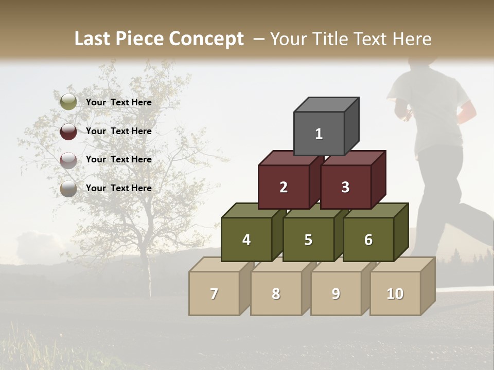 Weight Healthy Monochrome PowerPoint Template