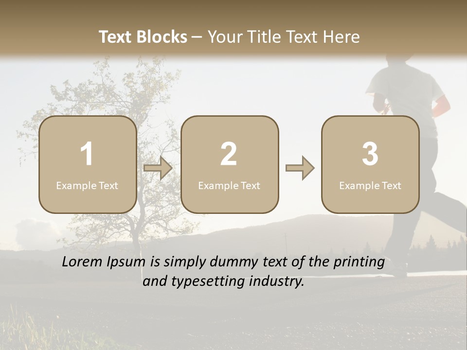Weight Healthy Monochrome PowerPoint Template