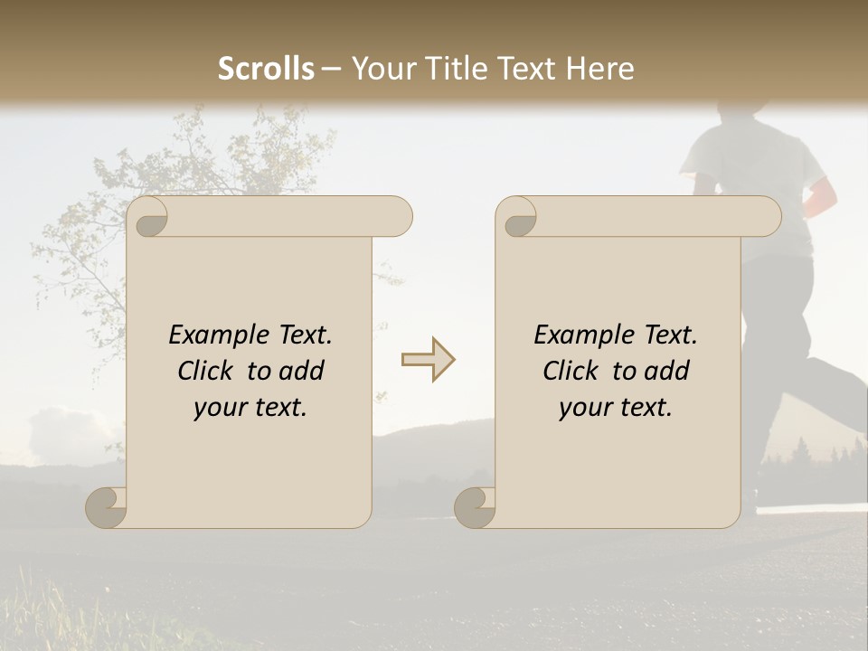 Weight Healthy Monochrome PowerPoint Template