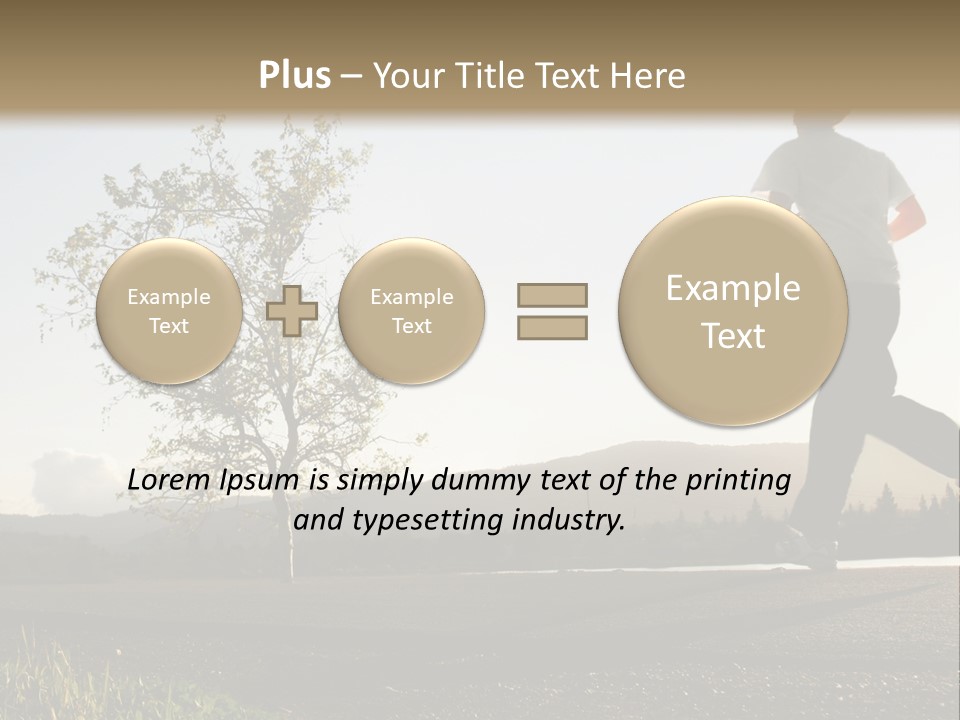 Weight Healthy Monochrome PowerPoint Template