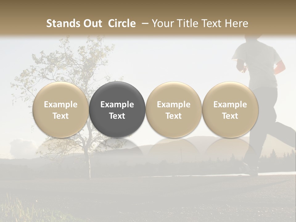 Weight Healthy Monochrome PowerPoint Template