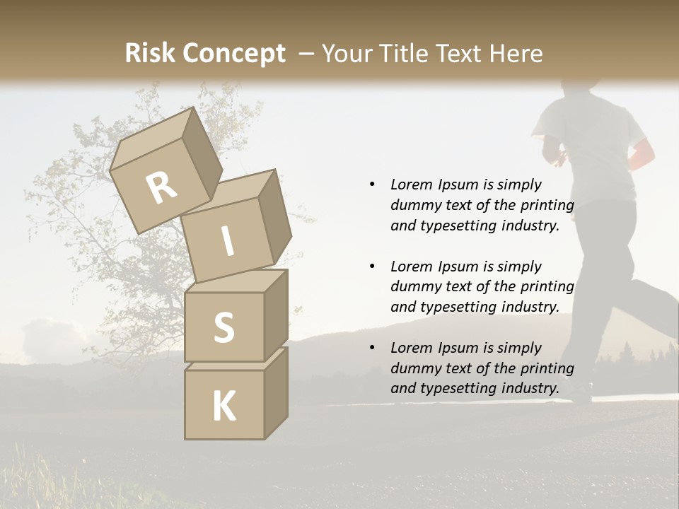 Weight Healthy Monochrome PowerPoint Template