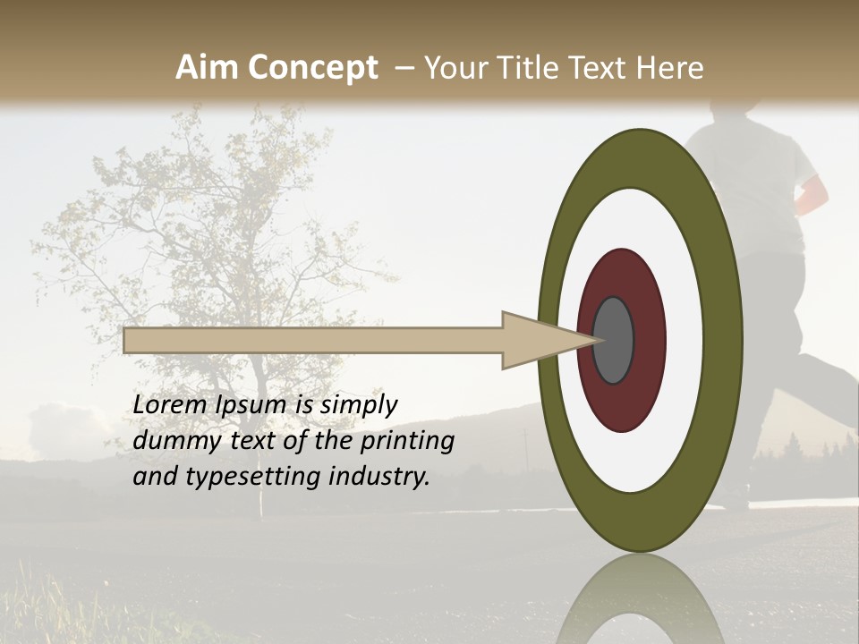 Weight Healthy Monochrome PowerPoint Template