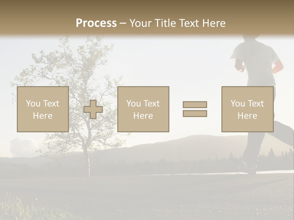 Weight Healthy Monochrome PowerPoint Template