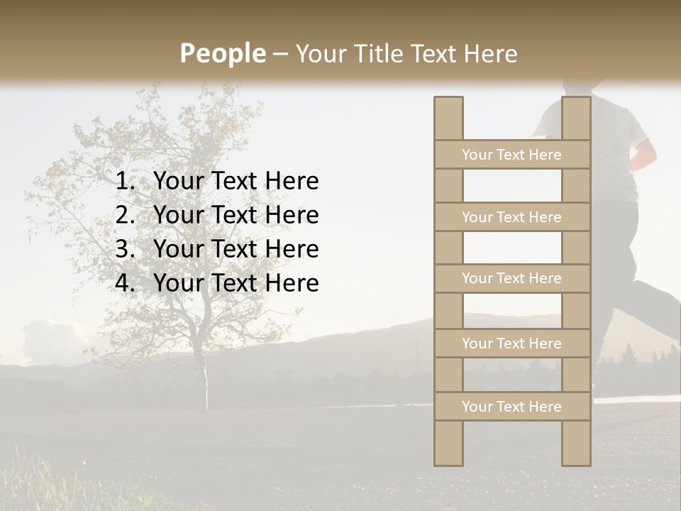 Weight Healthy Monochrome PowerPoint Template