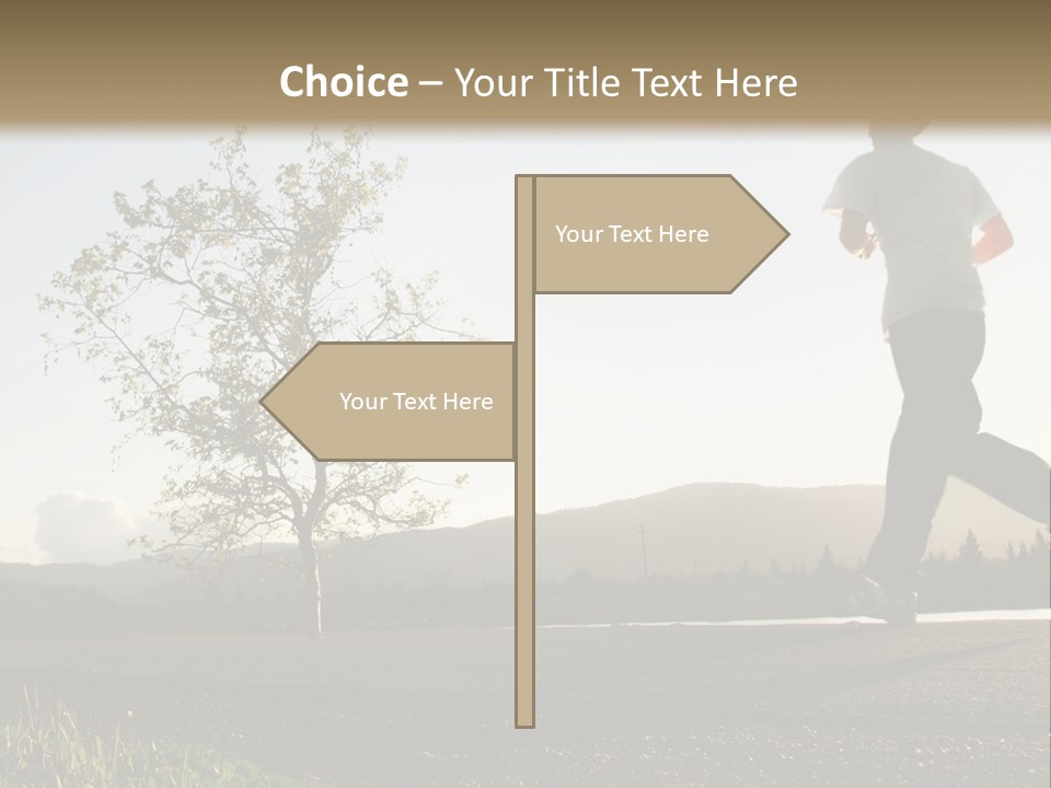 Weight Healthy Monochrome PowerPoint Template