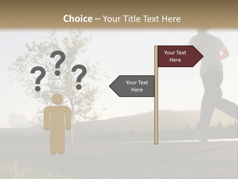 Weight Healthy Monochrome PowerPoint Template