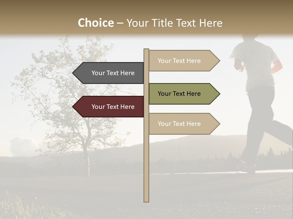 Weight Healthy Monochrome PowerPoint Template