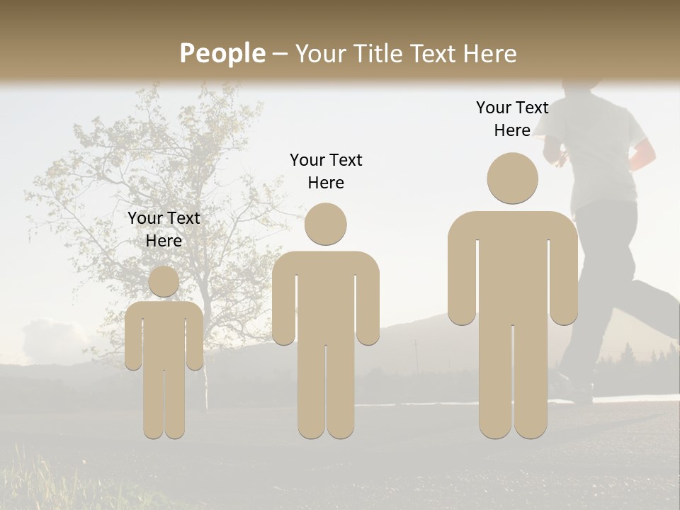 Weight Healthy Monochrome PowerPoint Template