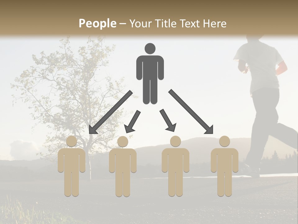 Weight Healthy Monochrome PowerPoint Template