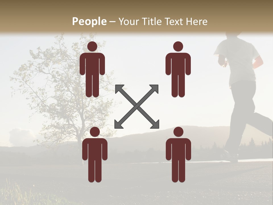 Weight Healthy Monochrome PowerPoint Template