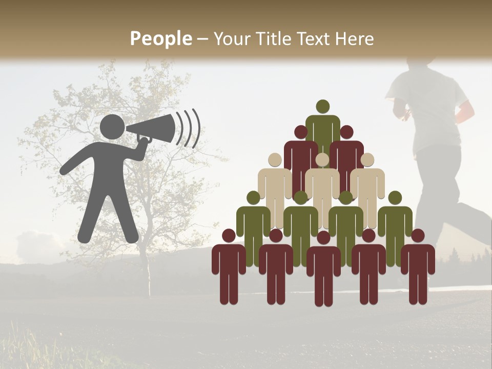 Weight Healthy Monochrome PowerPoint Template