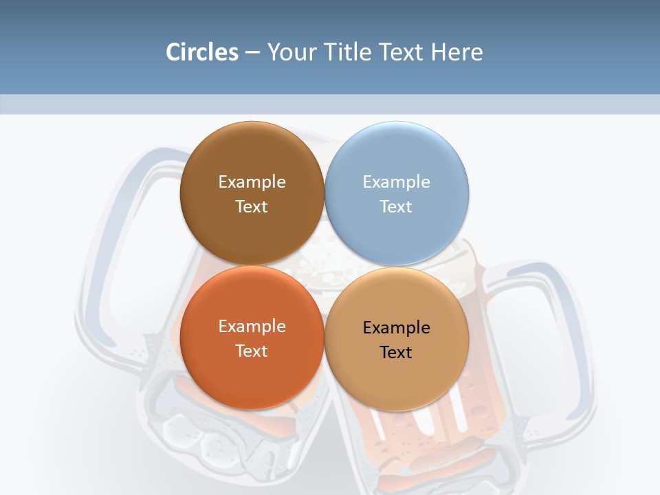 Refreshment Yellow Beer PowerPoint Template