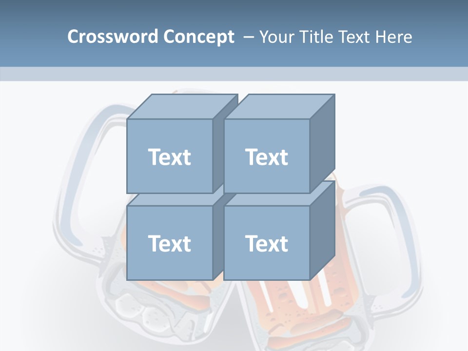 Refreshment Yellow Beer PowerPoint Template
