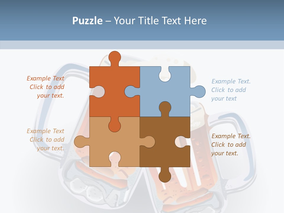 Refreshment Yellow Beer PowerPoint Template