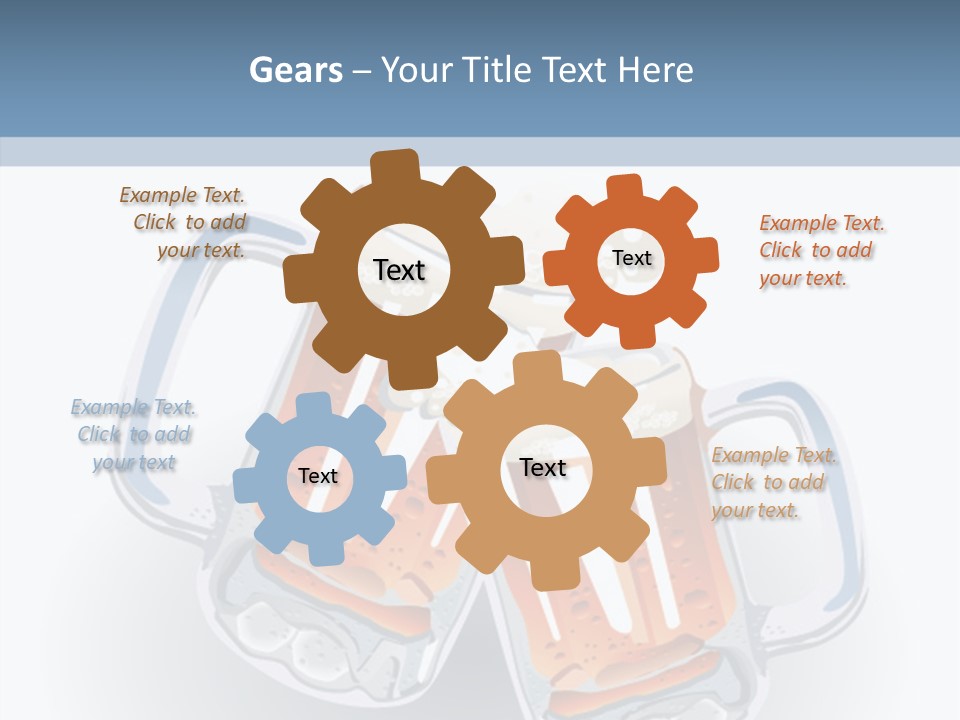 Refreshment Yellow Beer PowerPoint Template