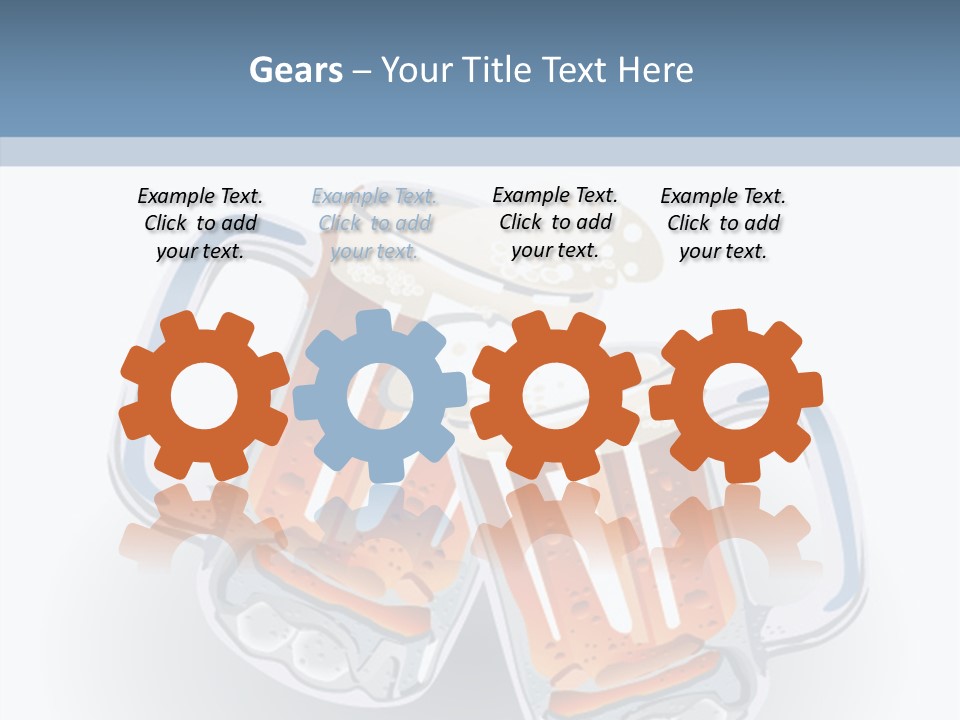 Refreshment Yellow Beer PowerPoint Template