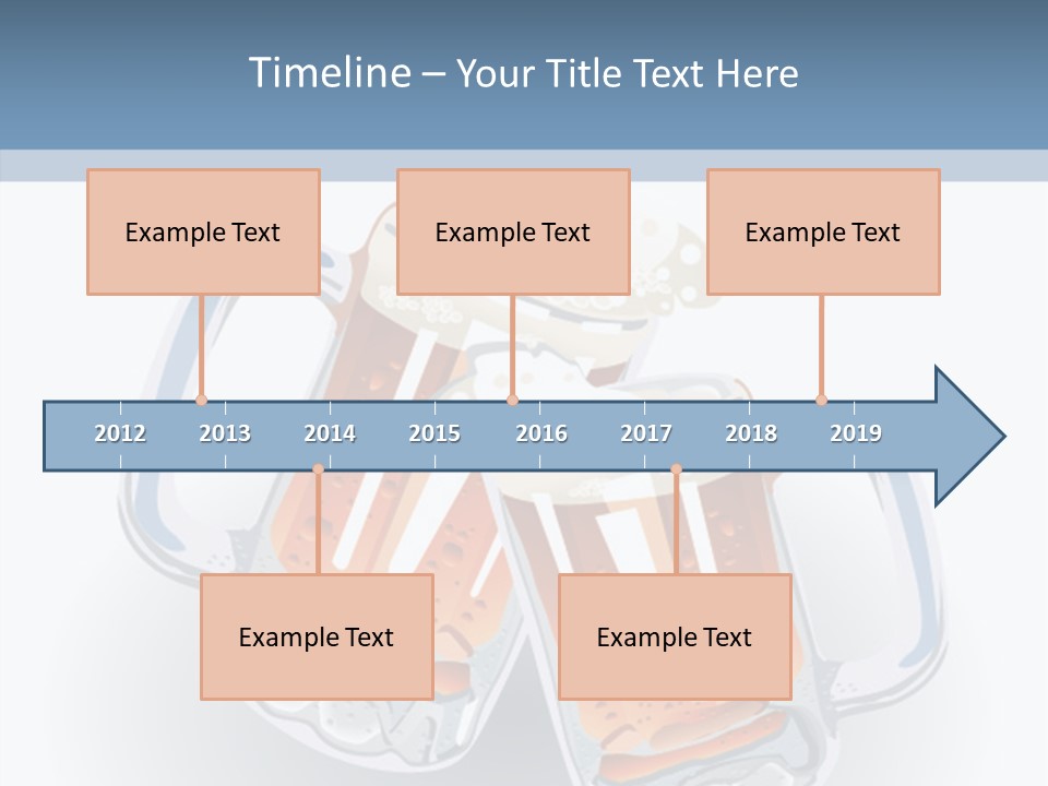 Refreshment Yellow Beer PowerPoint Template