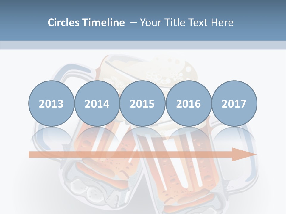 Refreshment Yellow Beer PowerPoint Template