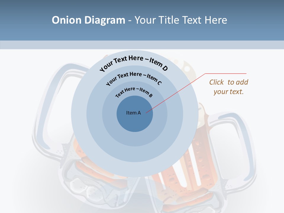 Refreshment Yellow Beer PowerPoint Template